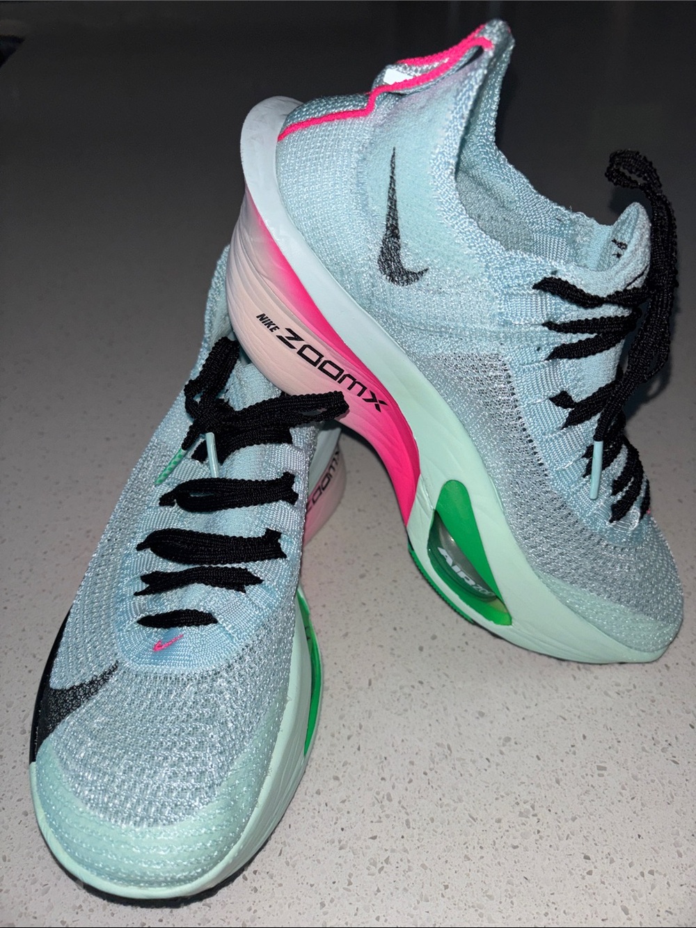 Nike Alphafly 3 ZoomX Women's Light Blue Running Shoes sz 7